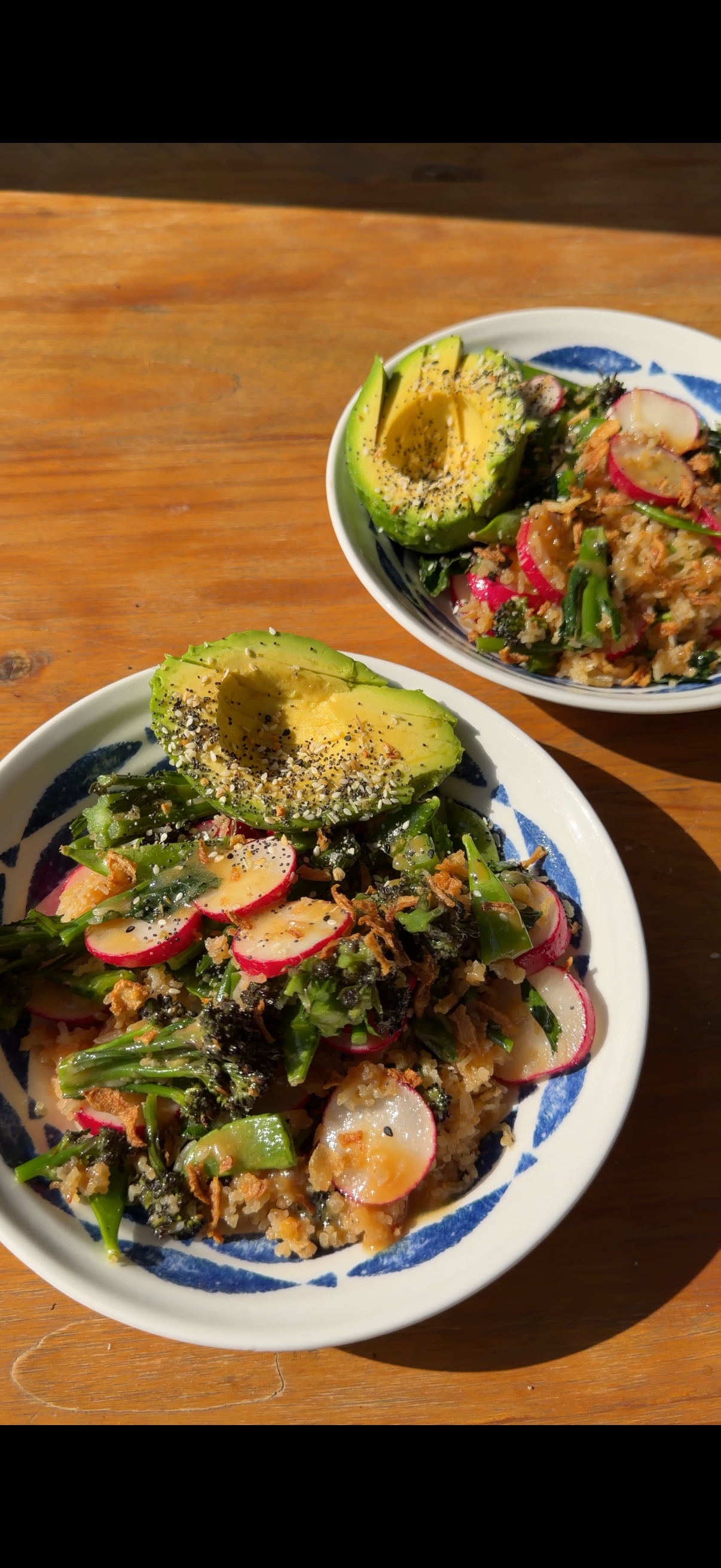 Crispy Rice Salad with Miso & Sesame Dressing