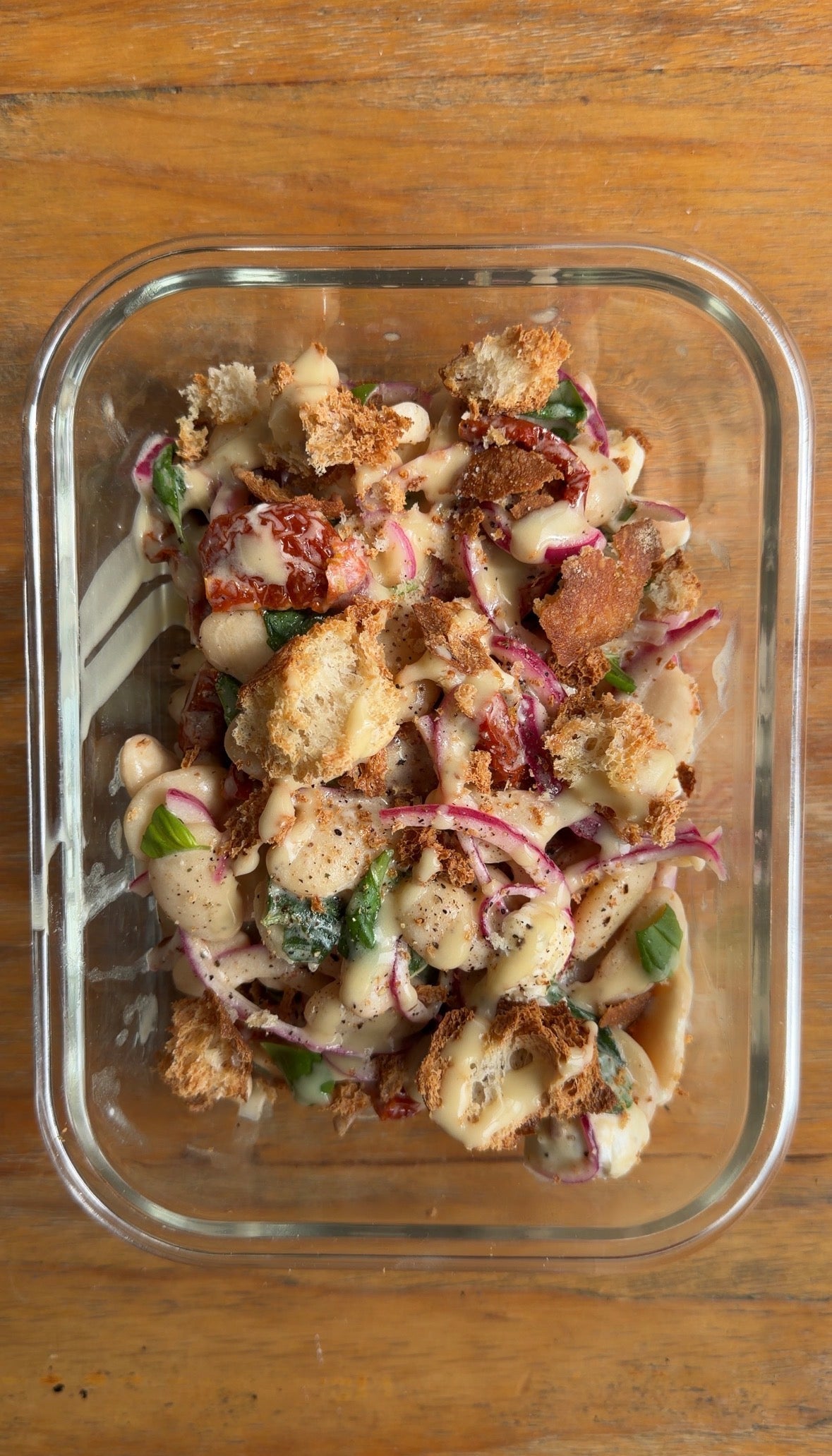 Butter Bean Panzanella Salad