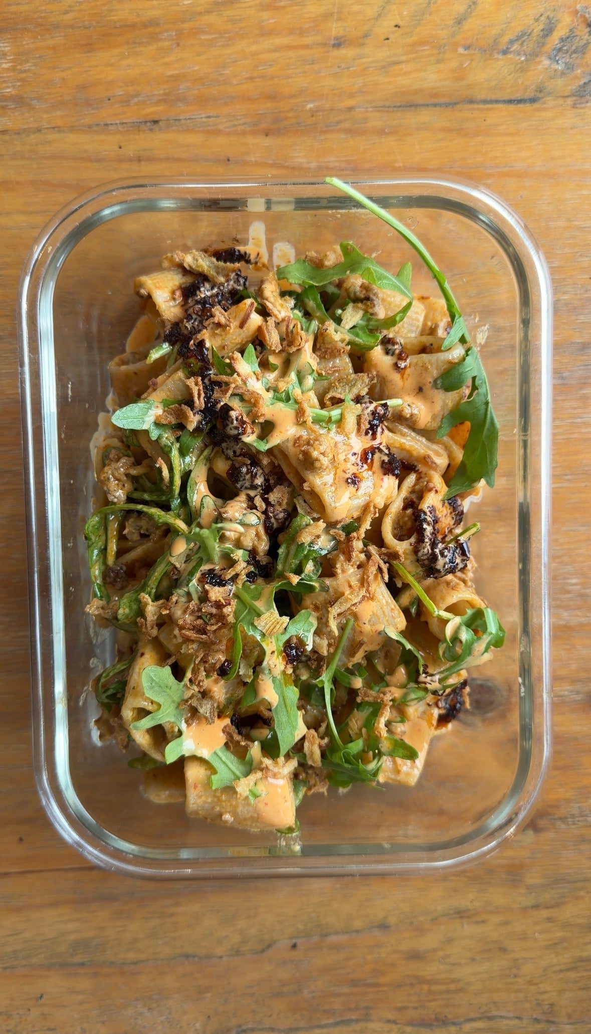 Gochujang Sausage Pasta Salad
