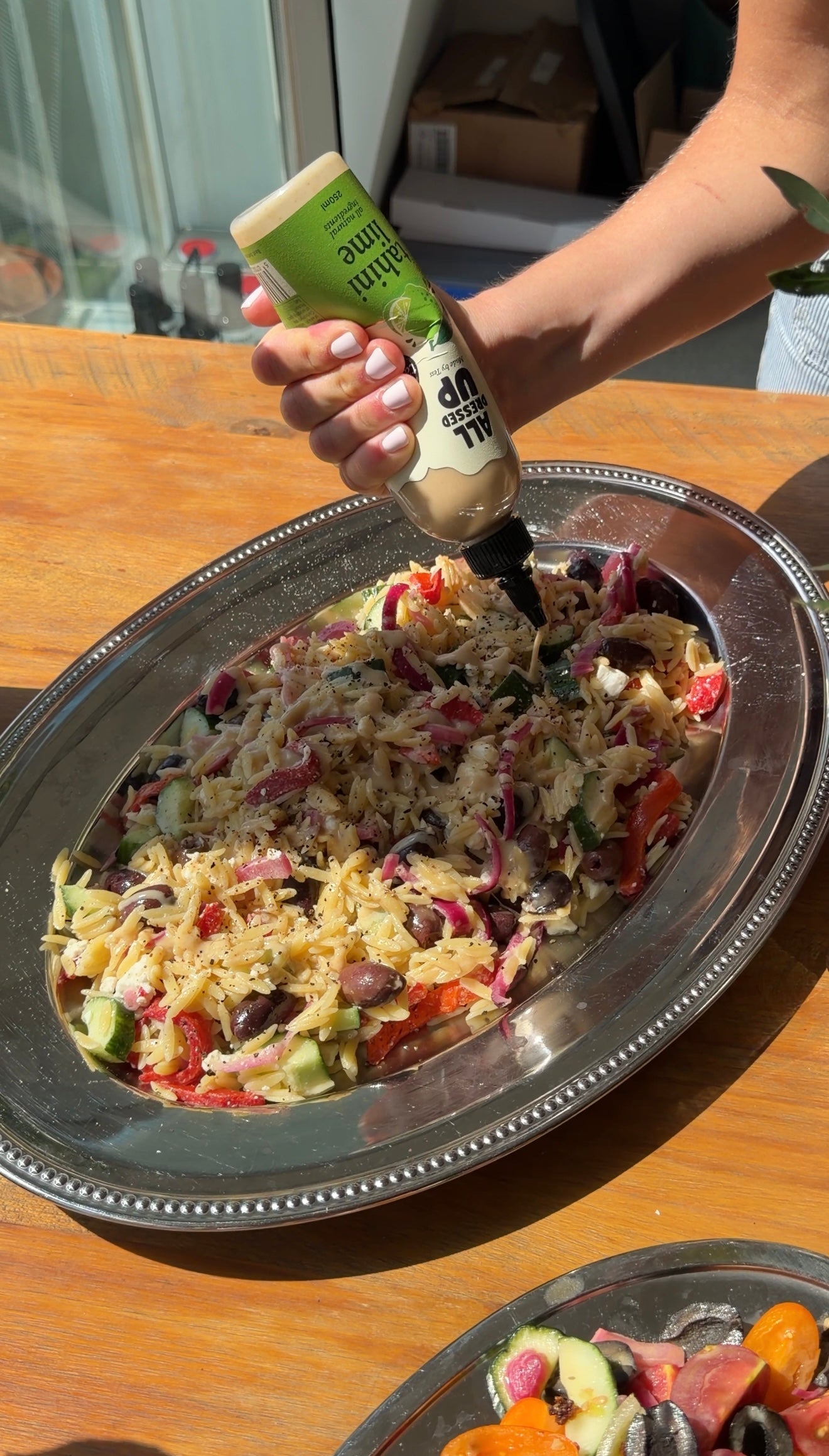 Mediterranean Inspired Orzo Salad