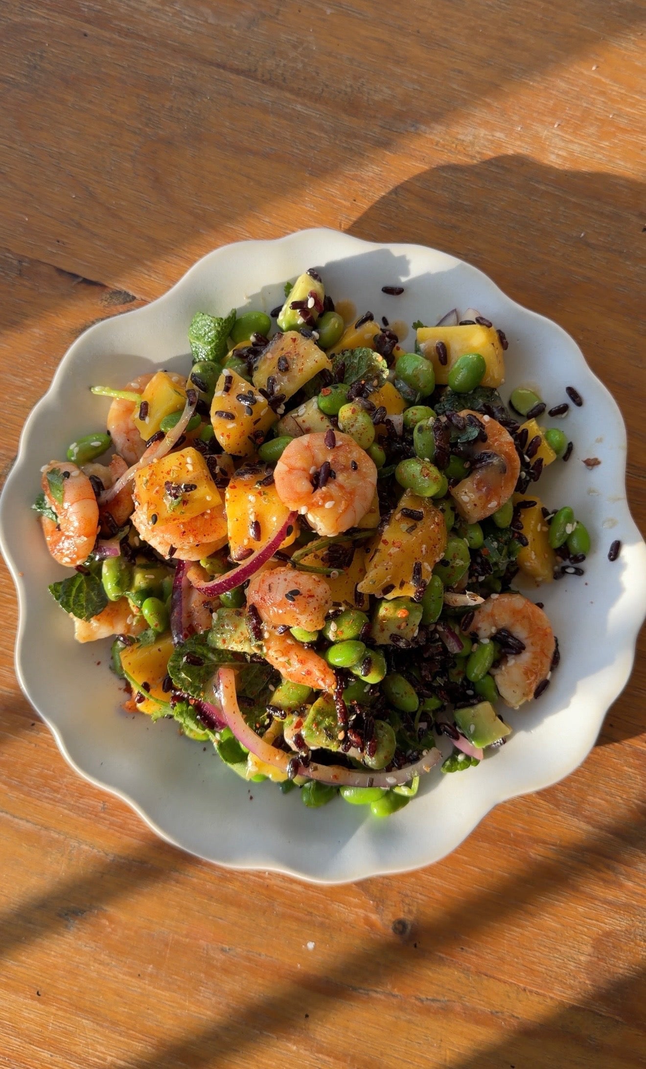 Zingy Prawn and Mango Salad