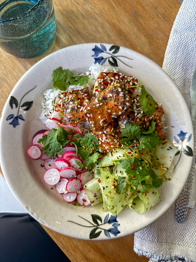 Miso Salmon Rice Bowl