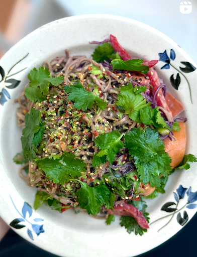 Peanut Miso Soba Noodles