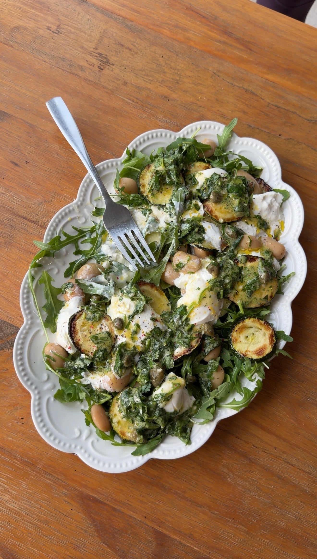 Salsa Verde Butter Bean Salad