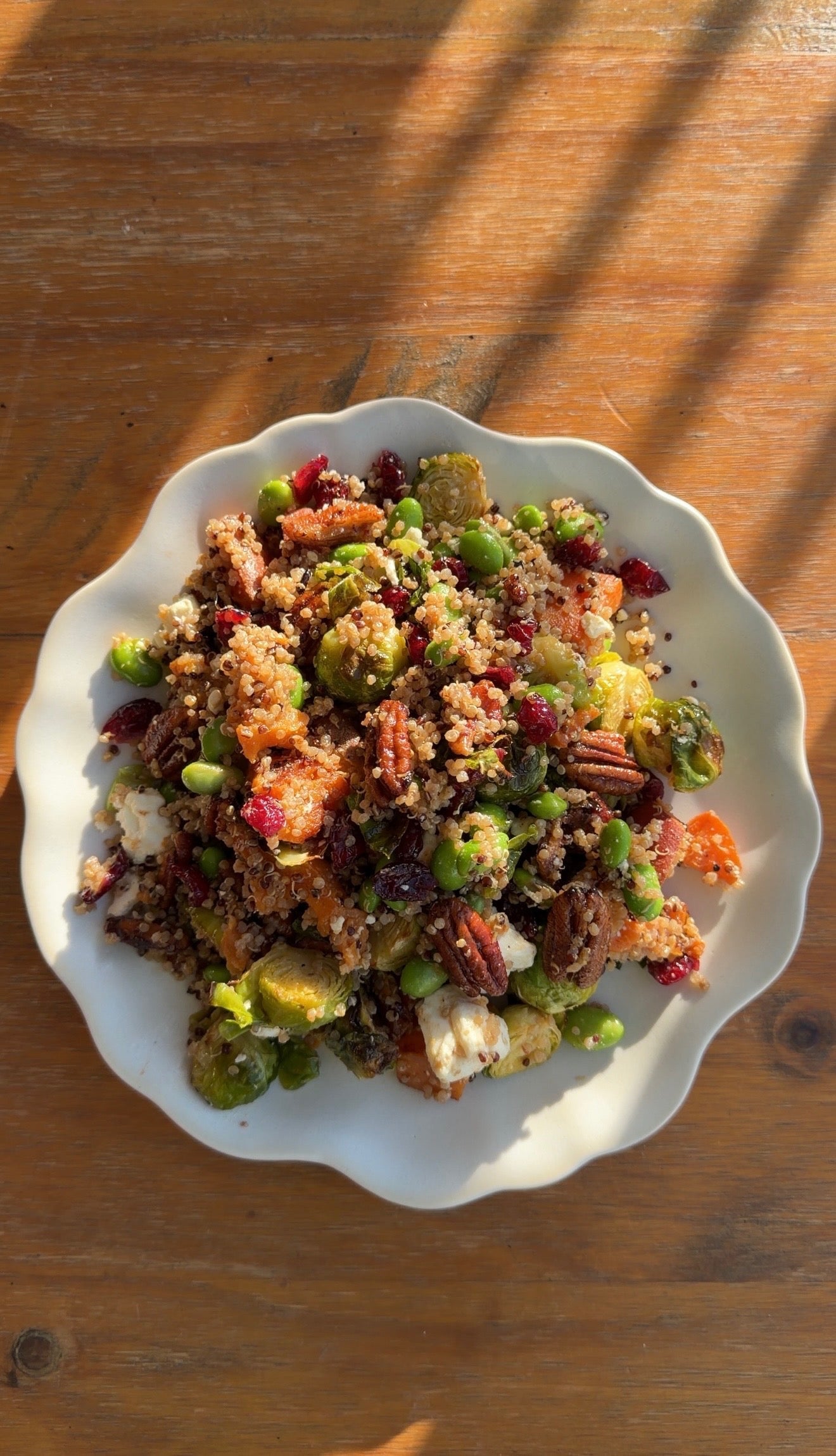 Tahini Brussels Sprout Salad