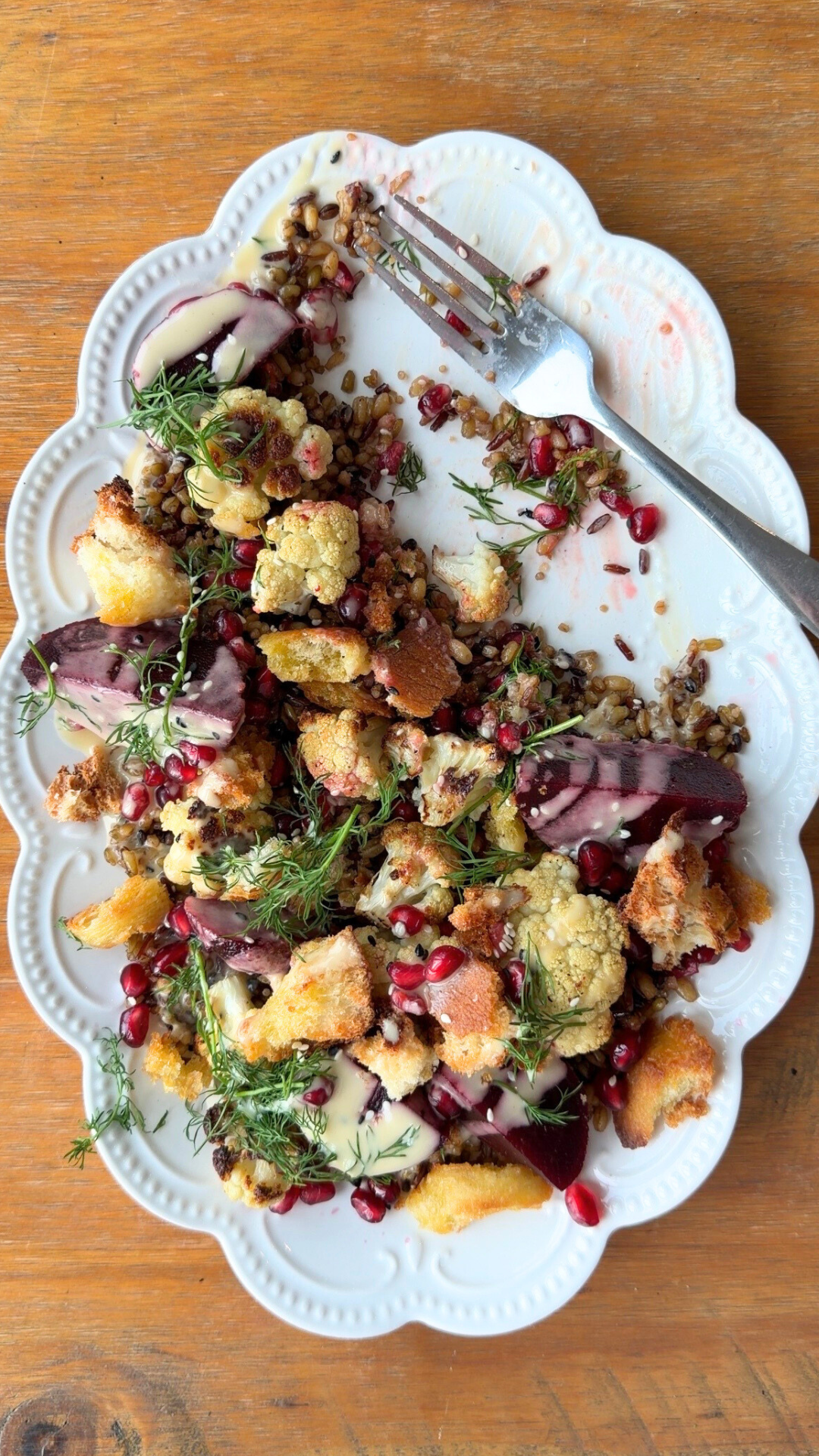 Winter Panzanella Salad