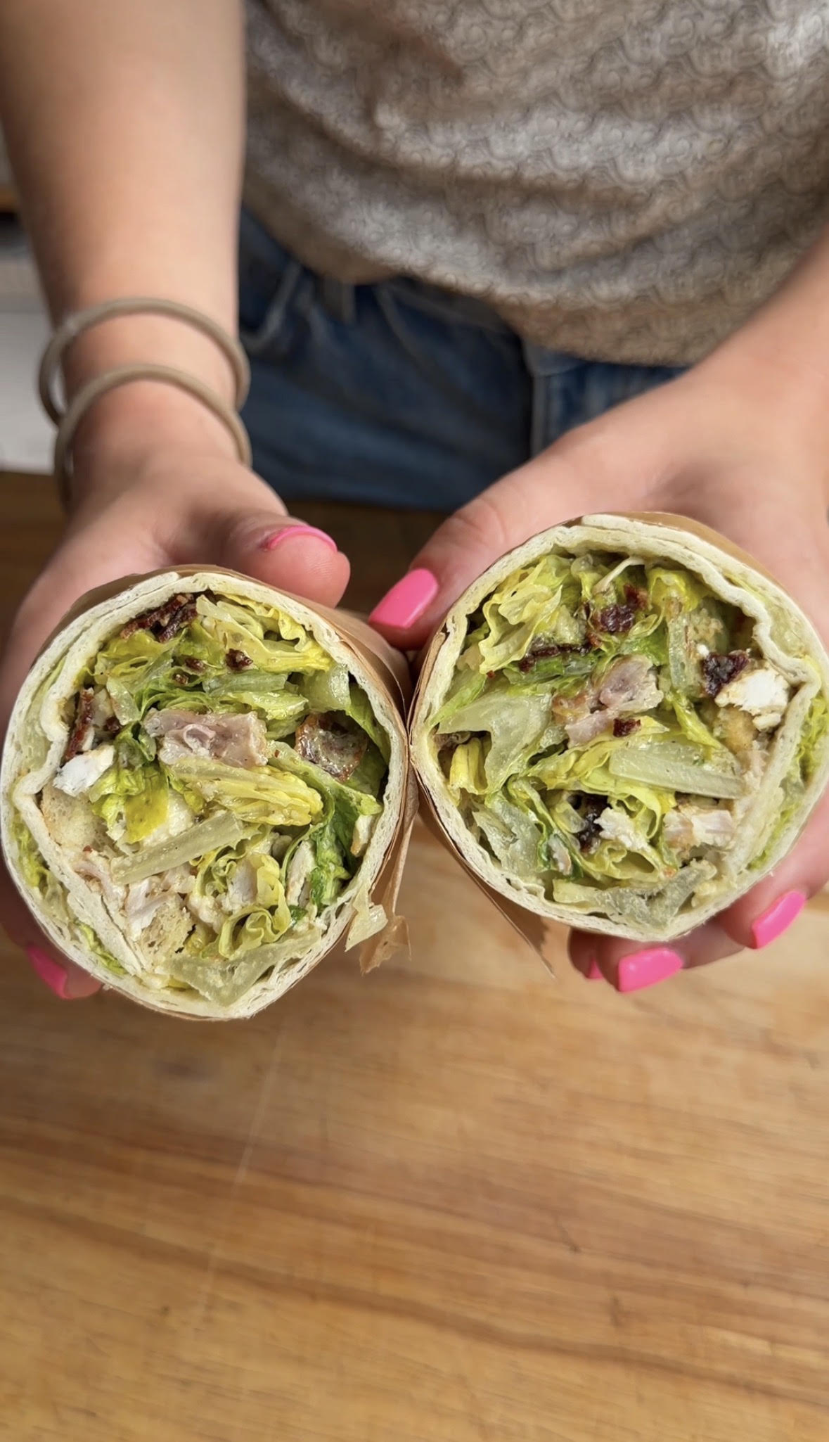 Green Goddess Caesar Wrap