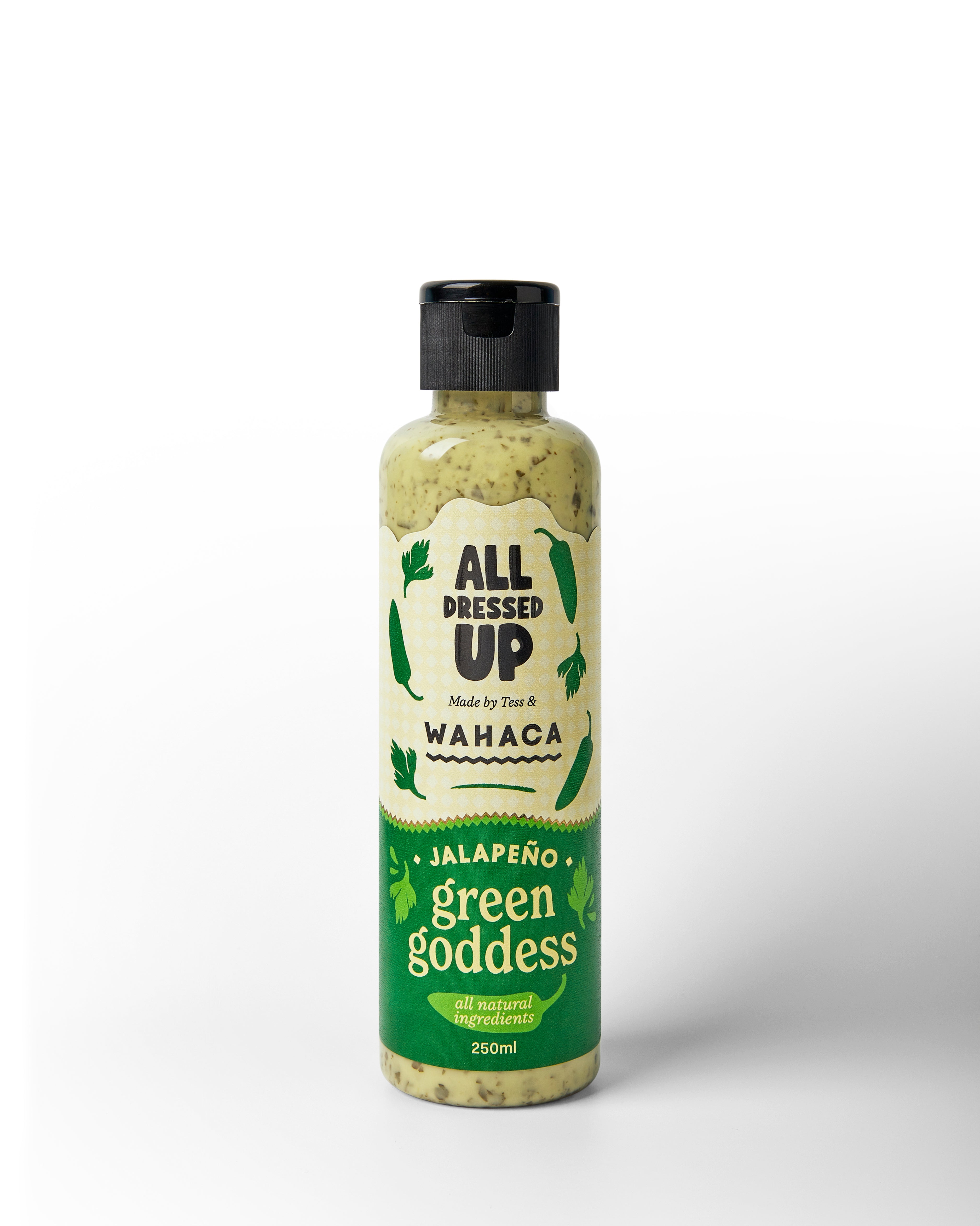 All Dressed Up x Wahaca Jalapeño Green Goddess